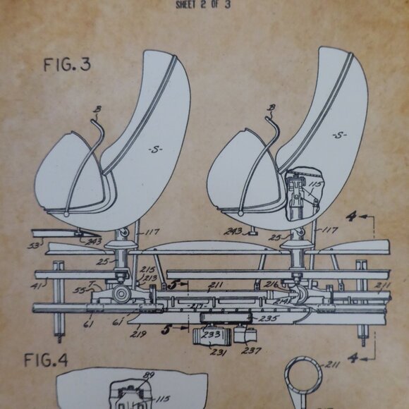 NEW 11 x 14” DISNEY HAUNTED MANSION DOOM BUGGY RIDE CAR SYSTEM PATENT PRINT - Picture 5 of 9
